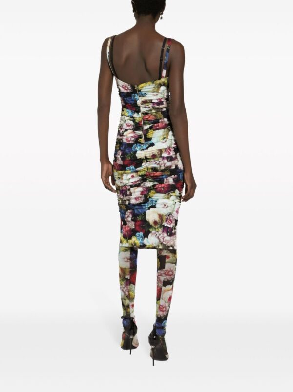 Dolce & Gabbana floral-print silk-blend dress - Image 4