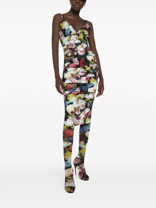 Dolce & Gabbana floral-print silk-blend dress - Image 2