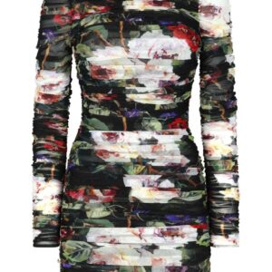 Dolce & Gabbana floral-print short dress