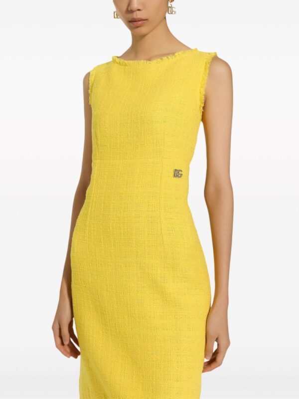 Dolce & Gabbana A-line tweed dress - Image 5