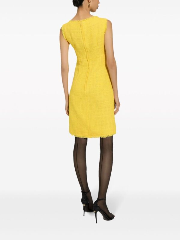 Dolce & Gabbana A-line tweed dress - Image 4