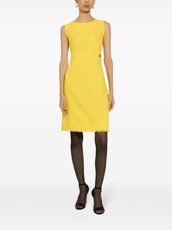 Dolce & Gabbana A-line tweed dress - Image 3