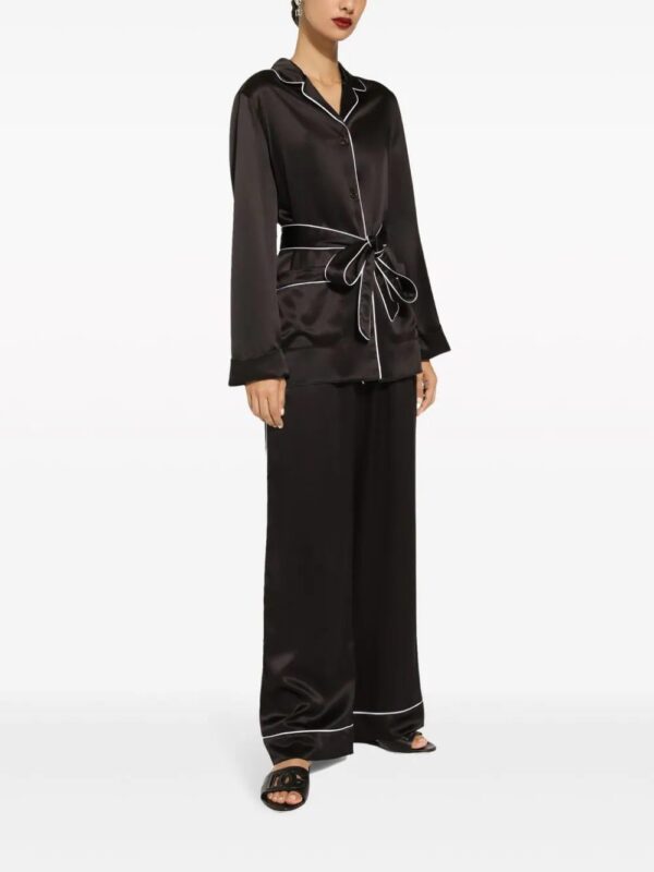 Dolce & Gabbana  elasticated-waist silk palazzo trousers - Image 2