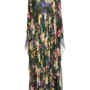 Dolce & Gabbana floral-print silk maxi dress