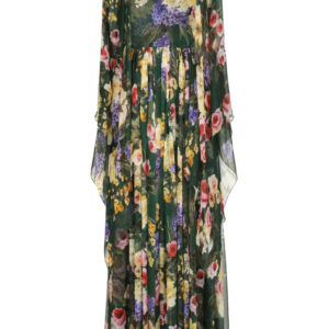 Dolce & Gabbana floral-print silk maxi dress