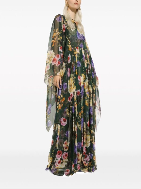 Dolce & Gabbana floral-print silk maxi dress - Image 2