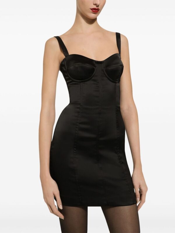 Dolce & Gabbana satin bustier minidress - Image 2
