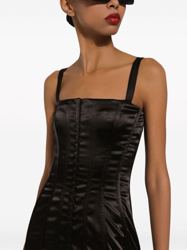 Dolce & Gabbana strapless satin minidress - Image 2