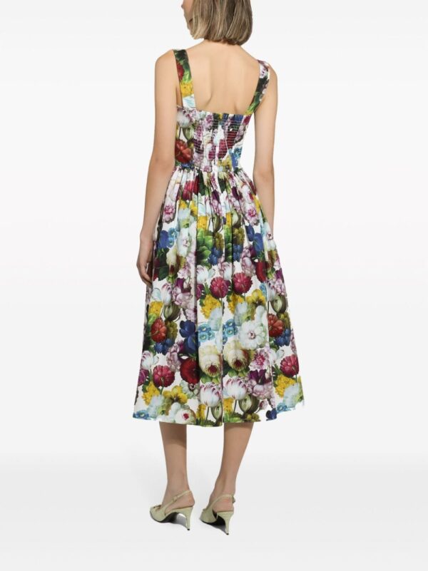 Dolce & Gabbana floral-print midi dress - Image 2