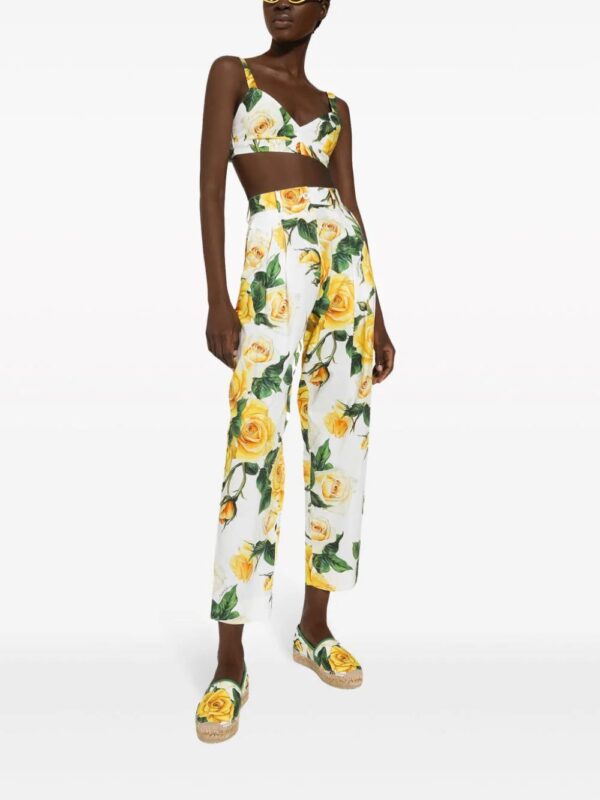 Dolce & Gabbana  floral-print tapered trousers - Image 2