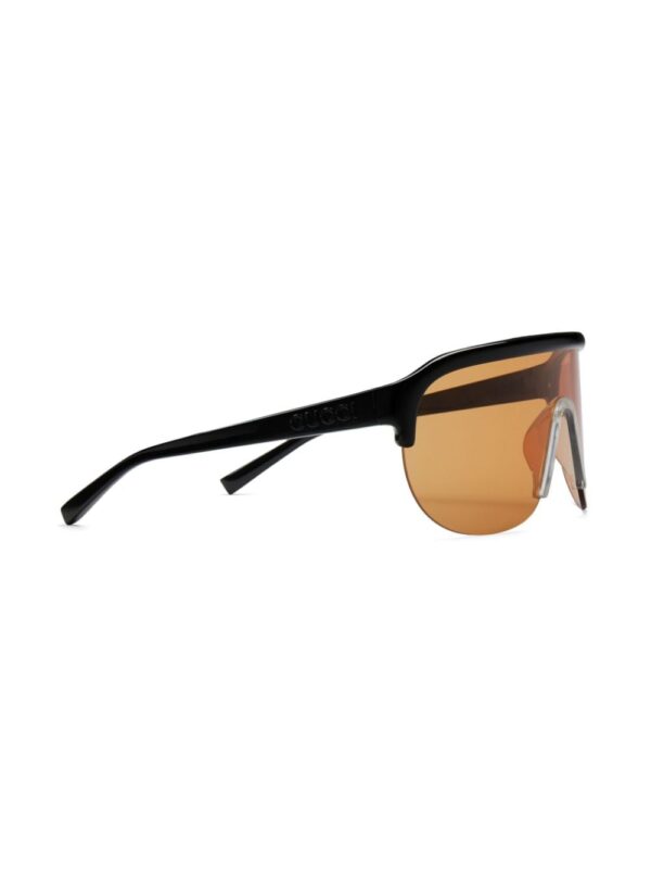 Gucci Eyewear shield-frame half-rim sunglasses - Image 2