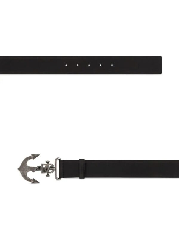 Dolce & Gabbana  logo-plaque leather belt - Image 2