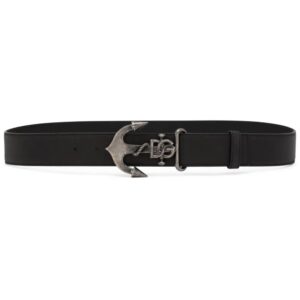Dolce & Gabbana  logo-plaque leather belt