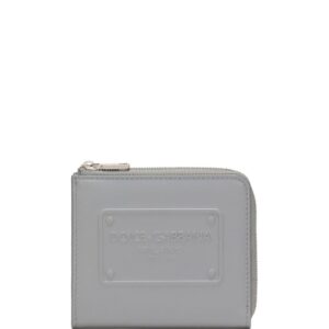 Dolce & Gabbana logo-debossed zip-around wallet