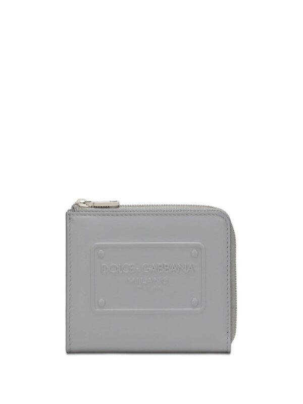 Dolce & Gabbana logo-debossed zip-around wallet
