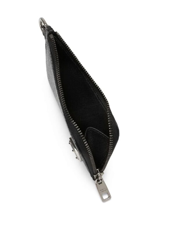 Dolce & Gabbana logo-plaque leather cardholder - Image 4