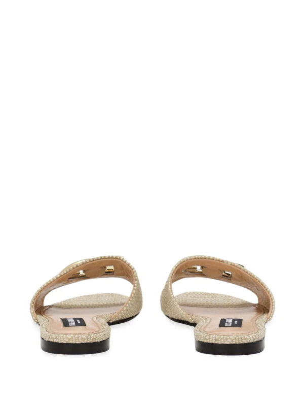 Dolce & Gabbana  DG logo raffia sandals - Image 3