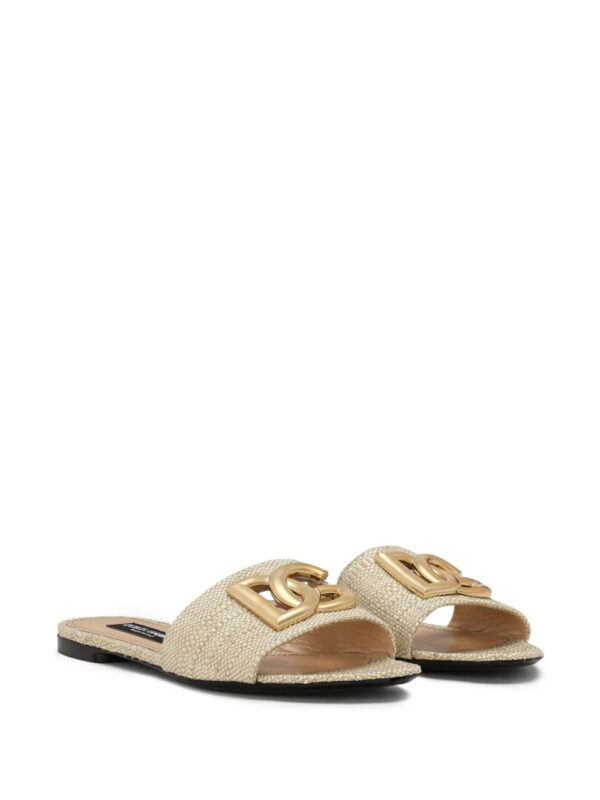 Dolce & Gabbana  DG logo raffia sandals - Image 2
