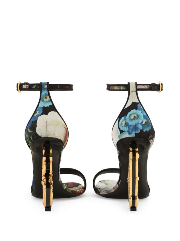 Dolce & Gabbana  105mm DG Baroque-heel sandals - Image 3