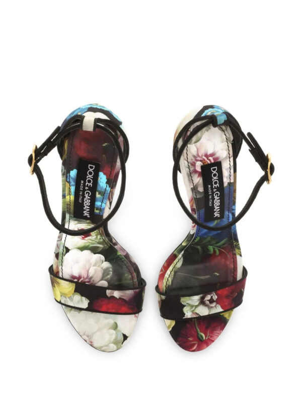 Dolce & Gabbana  105mm DG Baroque-heel sandals - Image 4