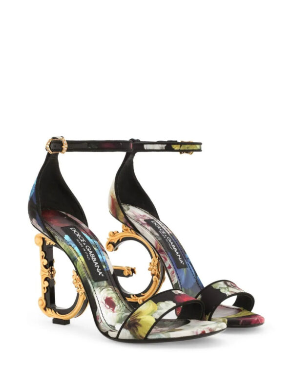 Dolce & Gabbana  105mm DG Baroque-heel sandals - Image 2