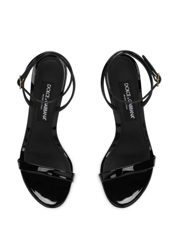 Dolce & Gabbana  3.5 patent-leather sandals - Image 4