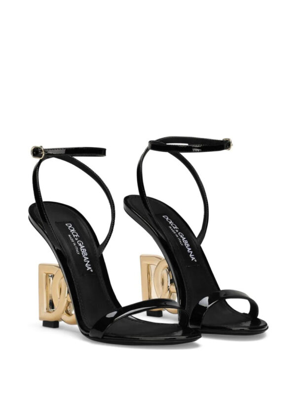 Dolce & Gabbana  3.5 patent-leather sandals - Image 2