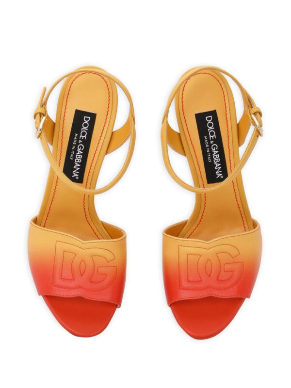 Dolce & Gabbana  85mm platform leather sandals - Image 4