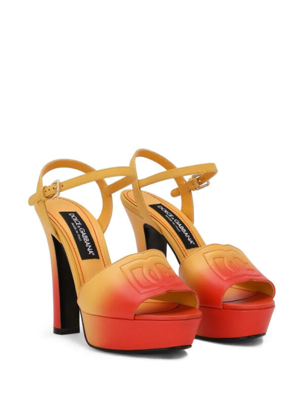 Dolce & Gabbana  85mm platform leather sandals - Image 2
