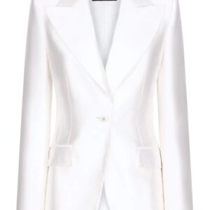 Dolce & Gabbana Turlington single-breasted silk blazer