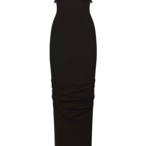 Dolce & Gabbana lace-detail sleeveless maxi dress