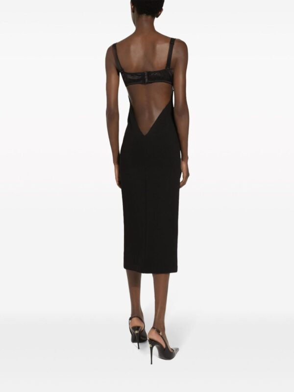 Dolce & Gabbana bustier-style sleeveless midi dress - Image 4