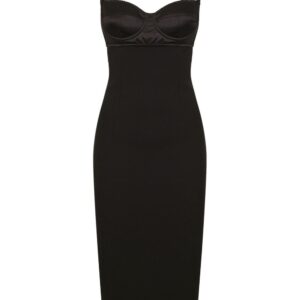 Dolce & Gabbana bustier-style sleeveless midi dress