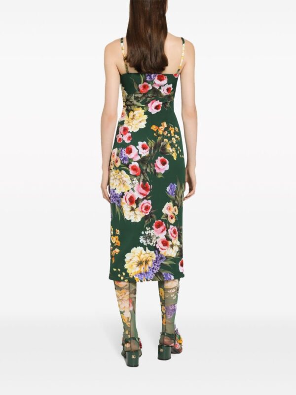 Dolce & Gabbana Garden-print midi dress - Image 3