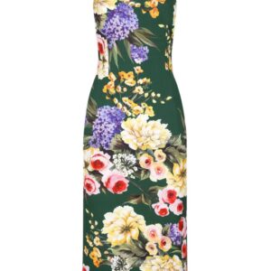 Dolce & Gabbana Garden-print midi dress