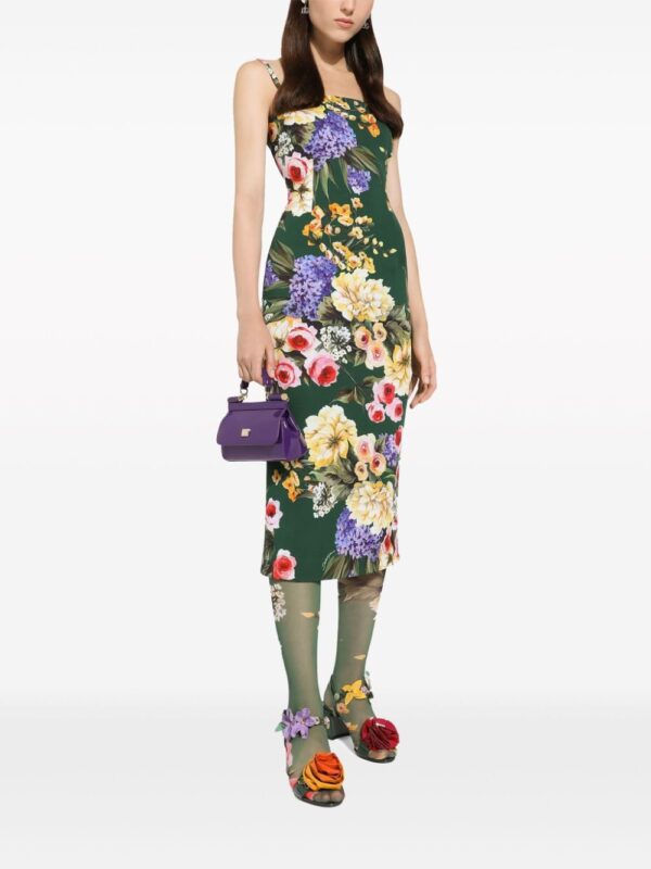 Dolce & Gabbana Garden-print midi dress - Image 5