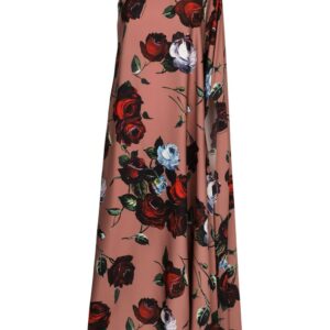 Dolce & Gabbana Rose-print asymmetric dress