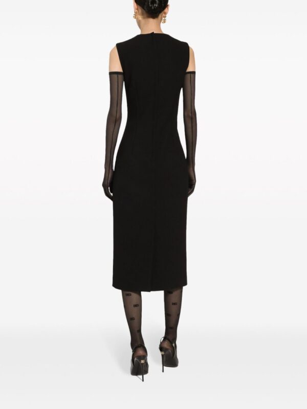Dolce & Gabbana round-neck sleeveless midi dress - Image 4