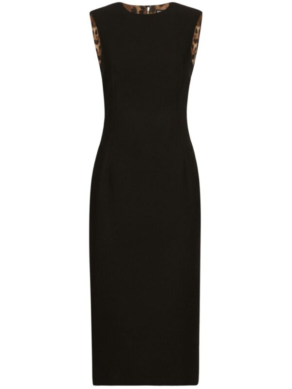 Dolce & Gabbana round-neck sleeveless midi dress
