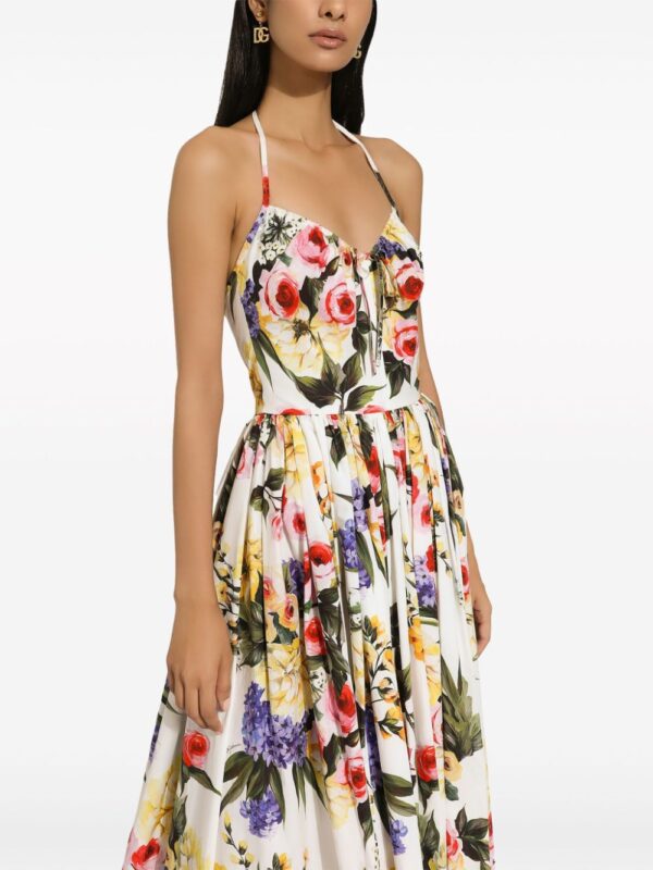 Dolce & Gabbana Garden-print midi dress - Image 5