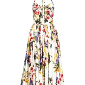 Dolce & Gabbana Garden-print midi dress