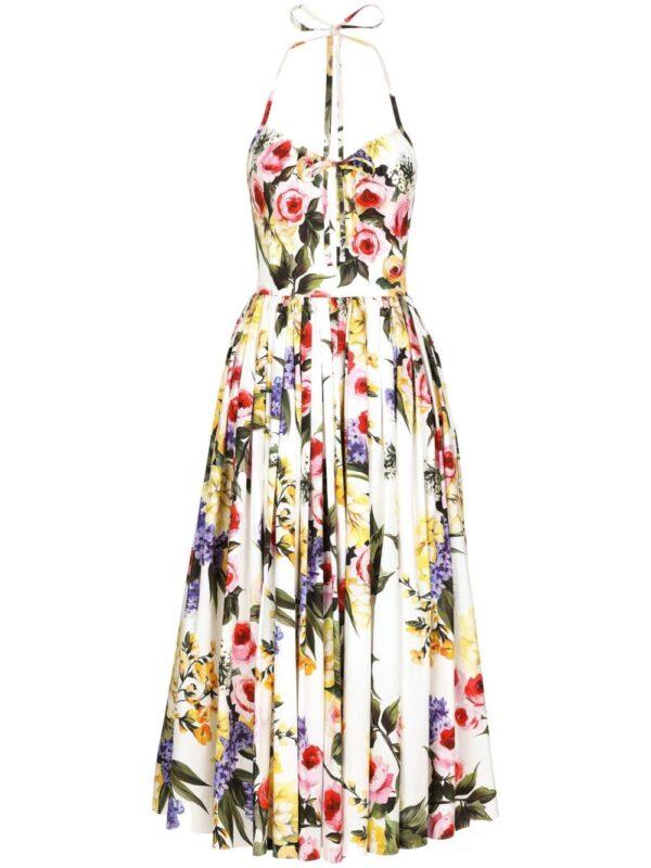 Dolce & Gabbana Garden-print midi dress