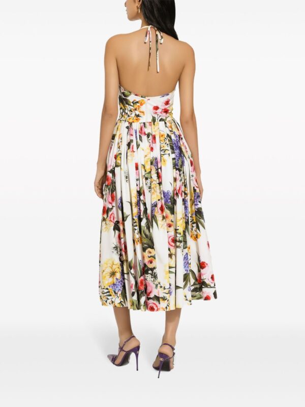 Dolce & Gabbana Garden-print midi dress - Image 4