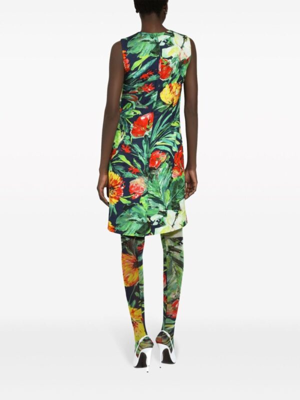 Dolce & Gabbana Bloom-print midi dress - Image 4