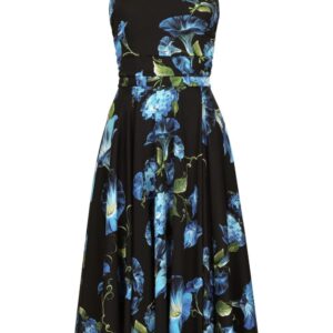 Dolce & Gabbana Campanula-print midi dress