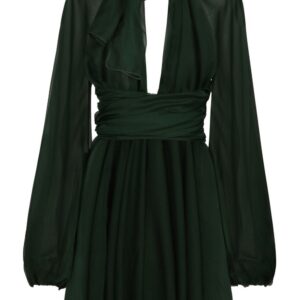 Dolce & Gabbana V-neck silk dress