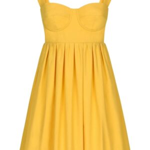 Dolce & Gabbana sweetheart-neck cotton dress