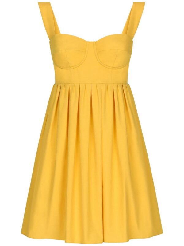 Dolce & Gabbana sweetheart-neck cotton dress