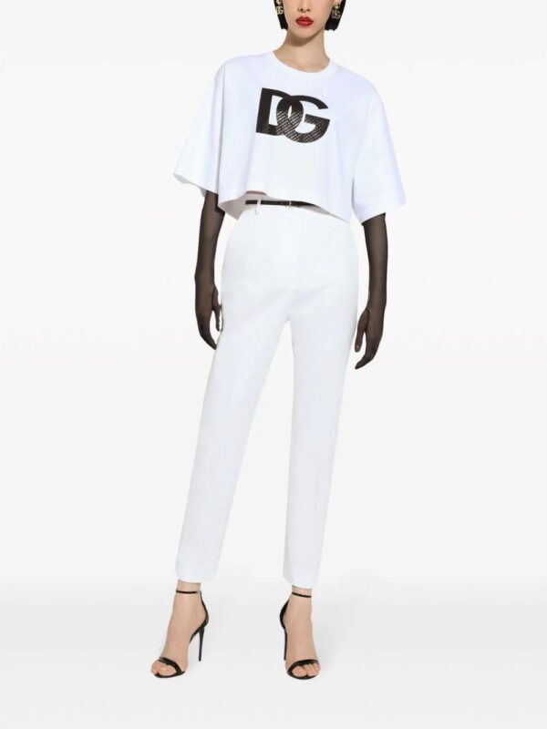Dolce & Gabbana  high-waisted gabardine trousers - Image 3