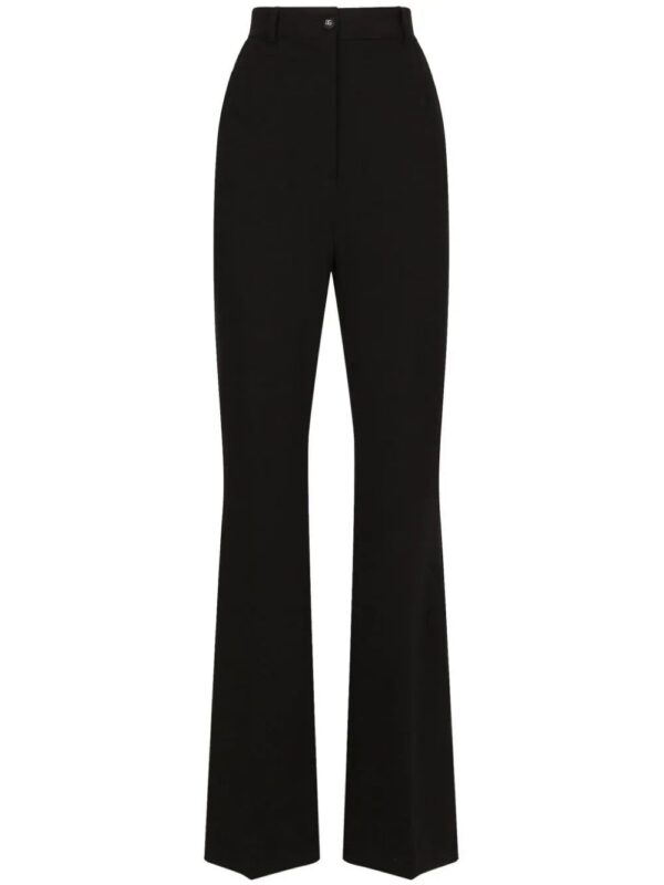 Dolce & Gabbana  high-waisted pressed-crease flared trousers